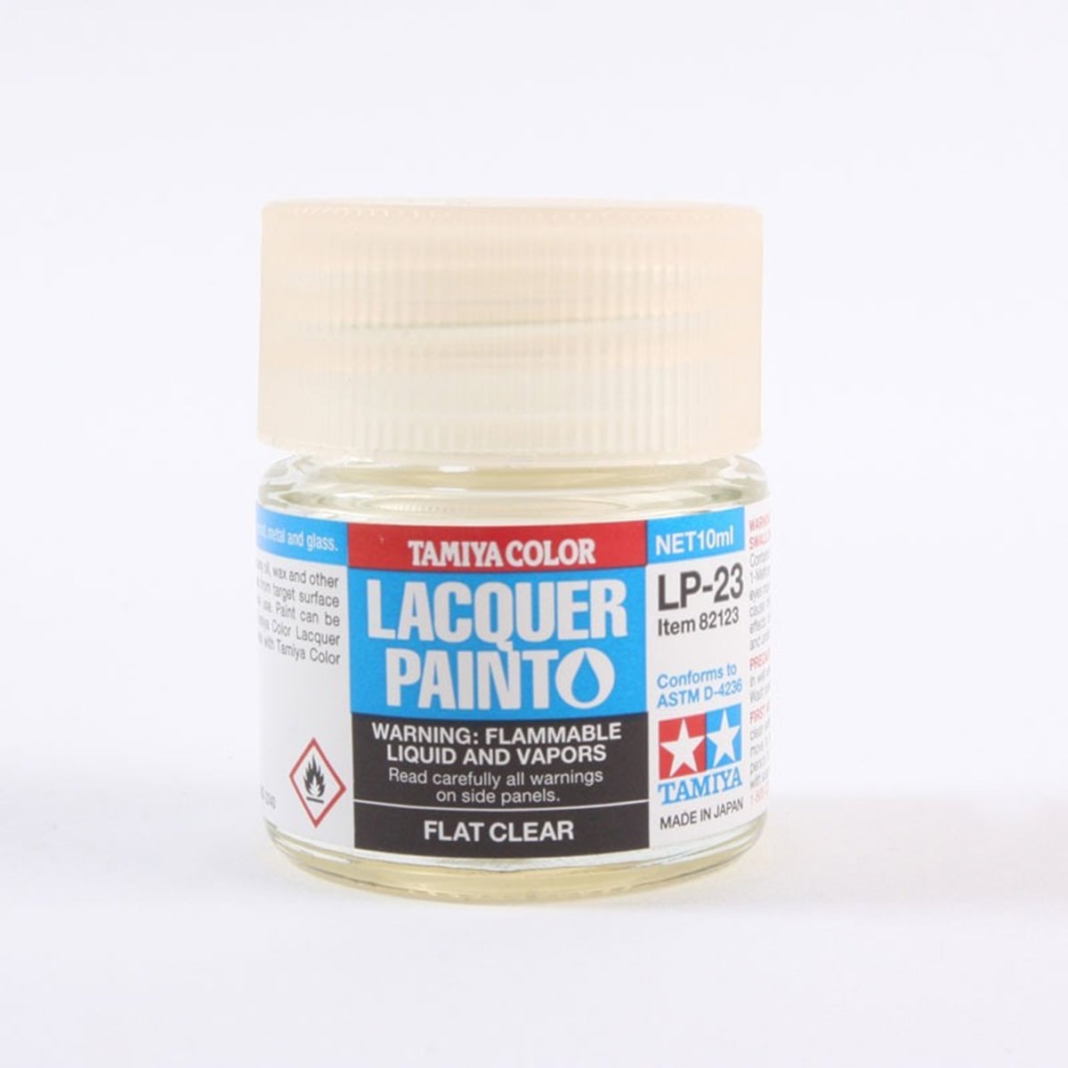 Tamiya Lacquer Paint 82123 LP-23 LP23 Flat Clear
