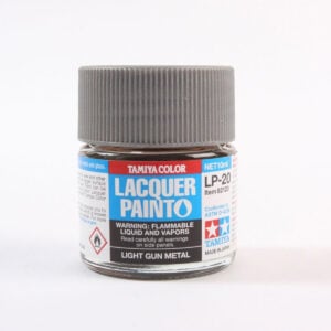 Tamiya Lacquer Paint 82120 LP-20 LP20 Light Gun Metal