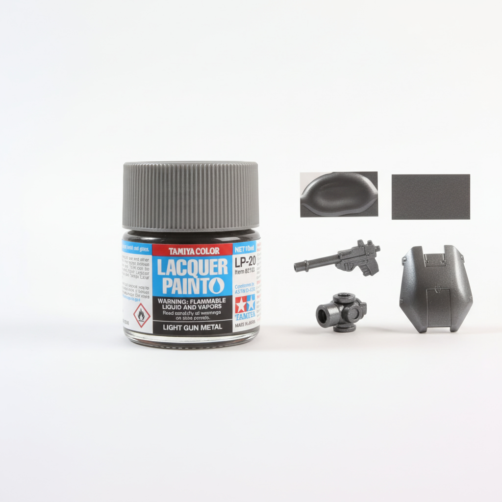 Tamiya Lacquer Paint 82120 LP-20 LP20 Light Gun Metal