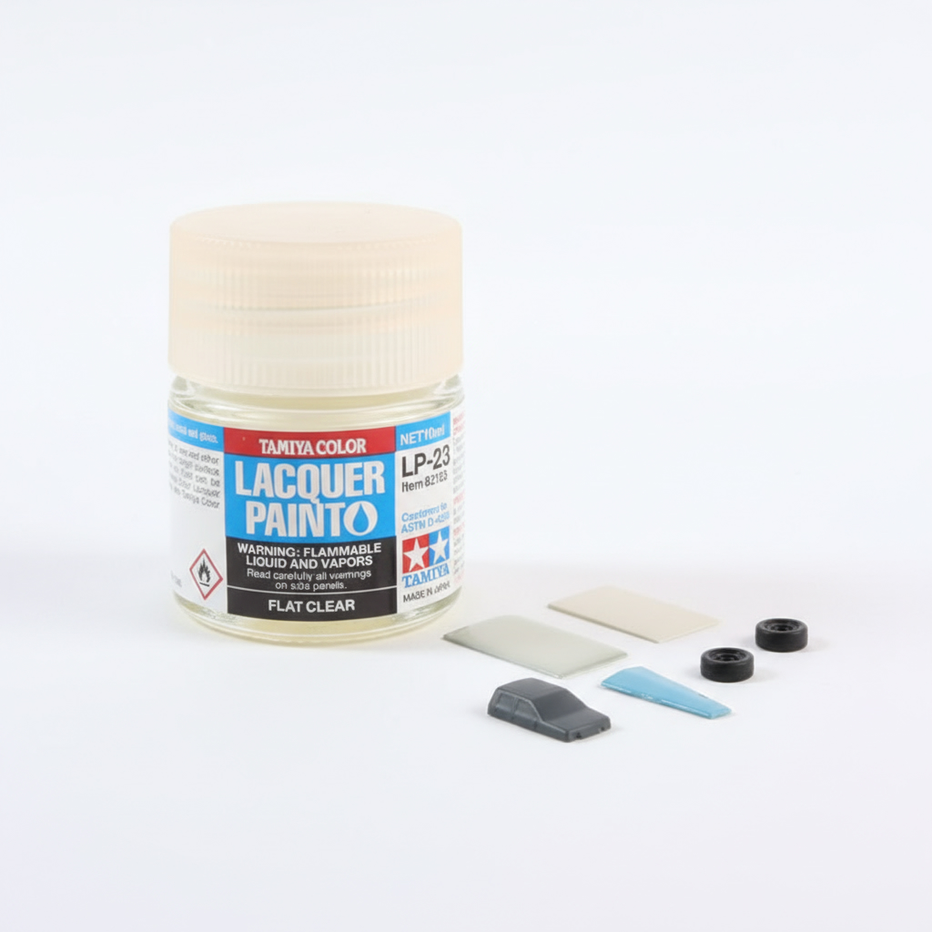 Tamiya Lacquer Paint 82123 LP-23 LP23 Flat Clear