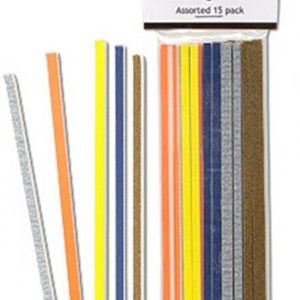 Alpha Abrasives Mini Hobby and Craft Sanding Sticks Assorted 0101