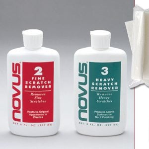 Novus Plastic Polish Starter Kit 2oz avec Alpha Pads NOVK2A