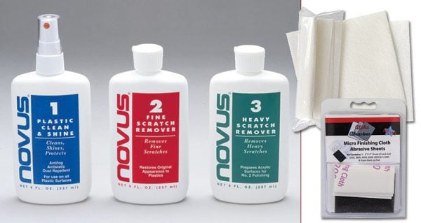 Novus Plastic Polish Starter Kit 8oz with Alpha Sheets NOVK8A