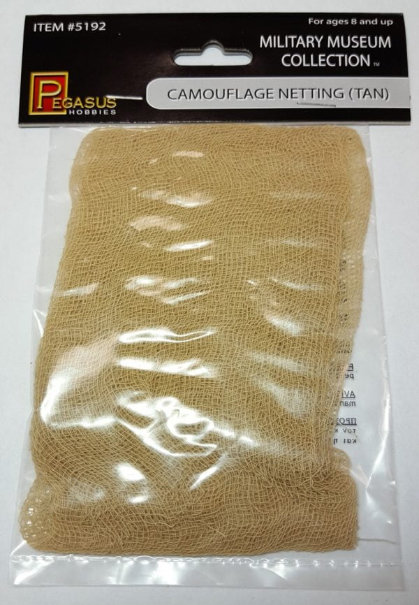 Pegasus Hobbies Tan Camouflage Netting 5192