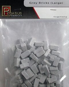 Pegasus Hobbies Grey Bricks Large 5196