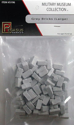 Pegasus Hobbies Grey Bricks Large 5196