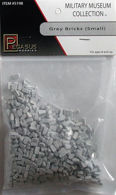Pegasus Hobbies Grey Bricks Small 5198