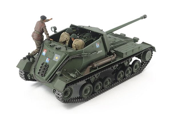 rear Tamiya British Anti Tank Gun Archer Self Propelled Model Kit 35356