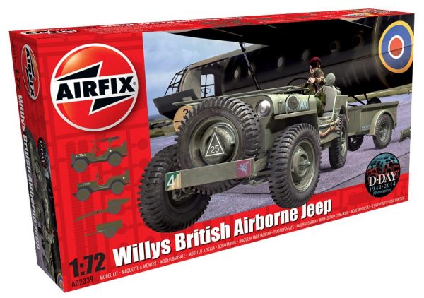 Airfix Willys British Airborne Jeep 1:72 A02339