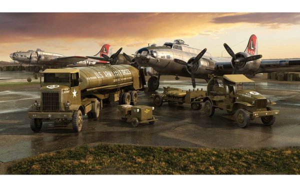 Airfix WWII USAAF 8th Air Force Bomber Resupply Set 1:72 A06304