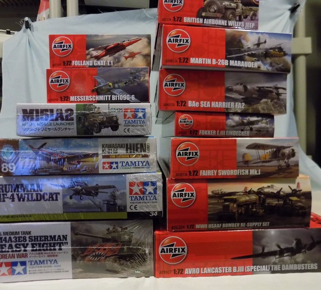 New Airfix and Tamiya Kits Now at Sunward Hobbies