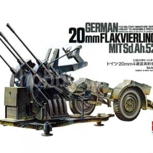 Tamiya 20mm Flakvierling 38 MITSd.Ah.52 35091