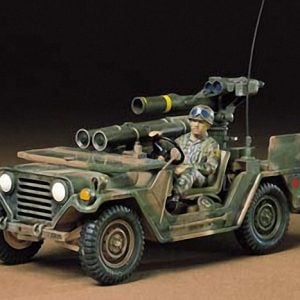 Tamiya U.S. M151A2 w/Tow Launcher Kit CA225 35125