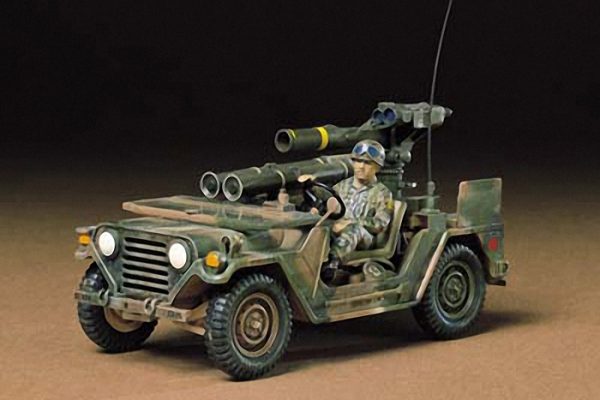 Tamiya U.S. M151A2 w/Tow Launcher Kit CA225 35125