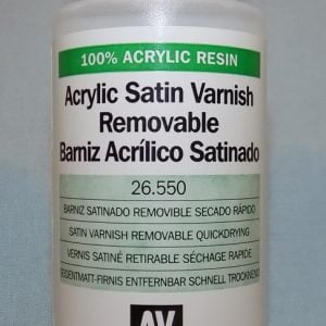 Vallejo Acrylic Satin Varnish Removable 60ml 26550