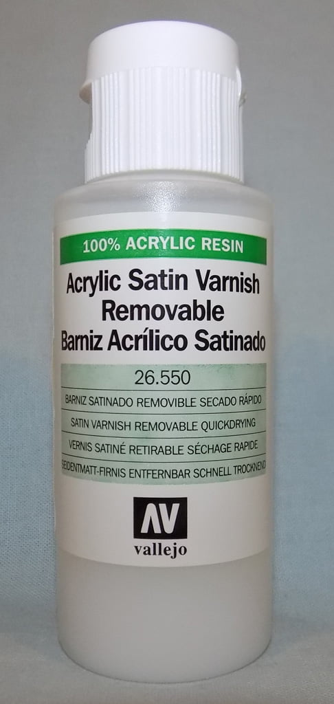 Vallejo Acrylic Satin Varnish Removable 60ml 26550