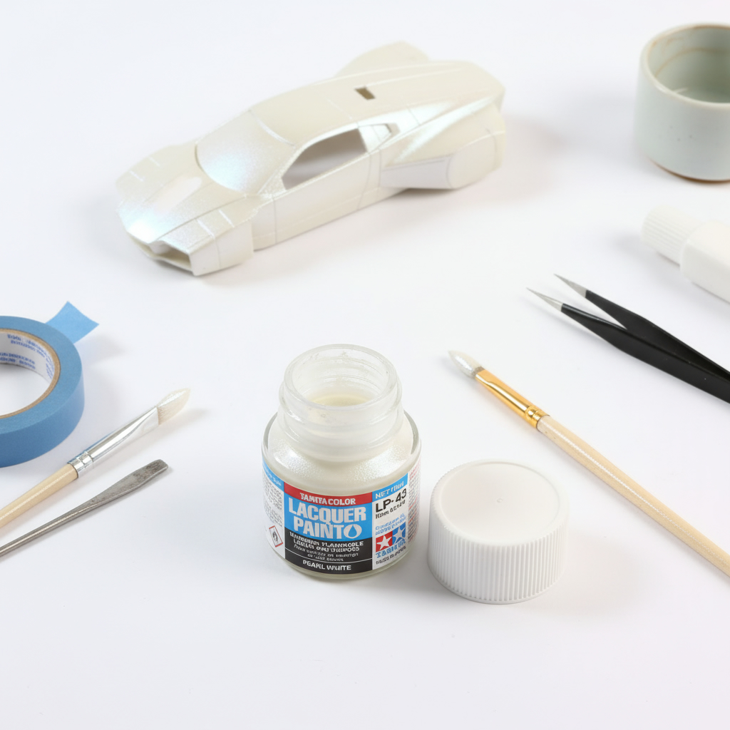 Tamiya Lacquer Paint 82143 LP-43 LP43 Pearl White