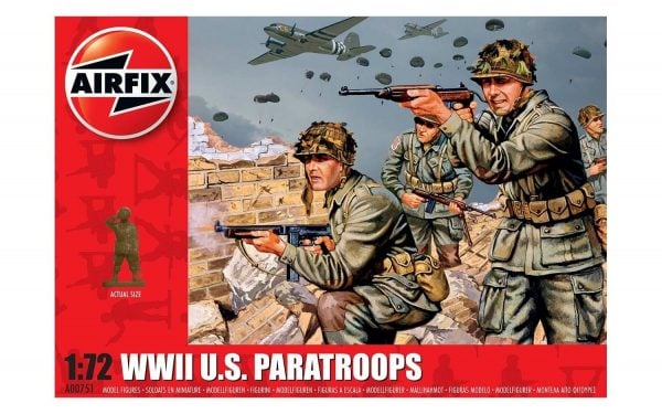 Airfix WWII U.S. Paratroops 1:72 A00751