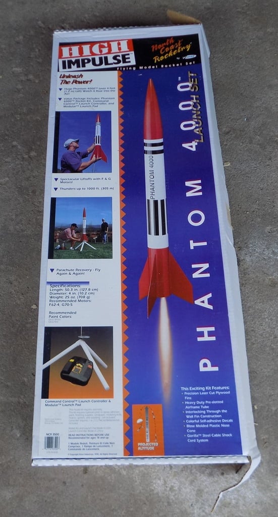 Lot 3 Estes Noreth Coast Rocketry kit Phantom 4000 Launch Set