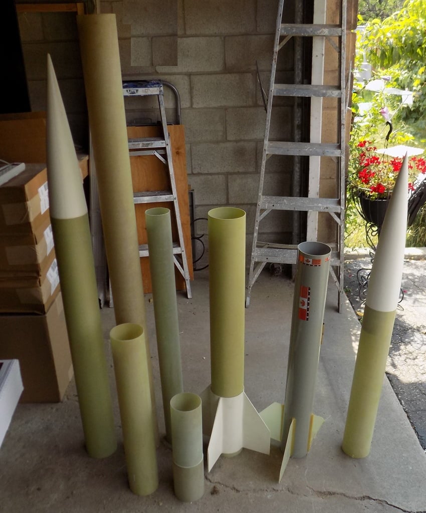 Lot 4 Assorted Fiberglass and Phenolic tubes