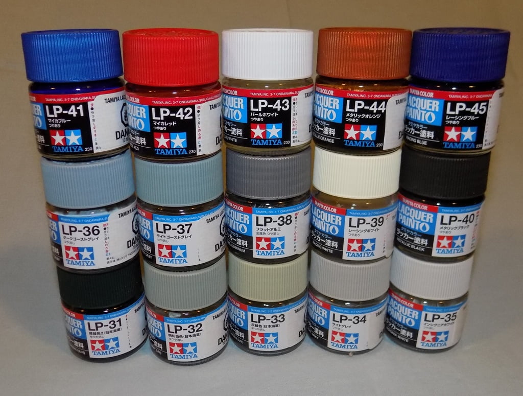 15 Additional Tamiya Lacquer Paint now Available at Sunward Hobbies