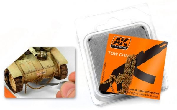 AK Interactive RUSTY TOW CHAIN BIG AKI 231