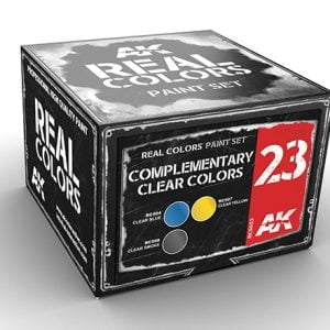 AK Interactive COMPLEMENTARY BASIC CLEAR Colors Set RCS023
