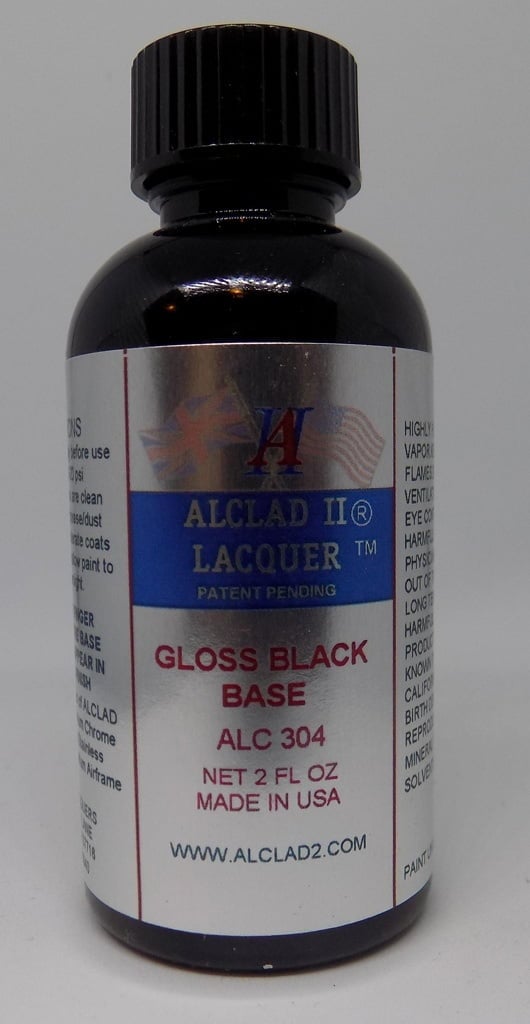 Alclad II Gloss Black Base 2 oz ALC 304
