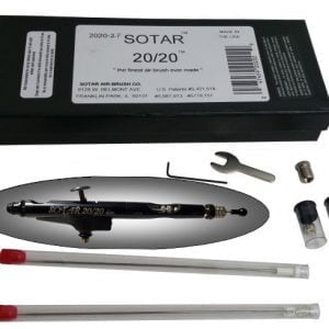 Badger SOTAR Slim Airbrush with all 3 needles nozzle 2020-3N1