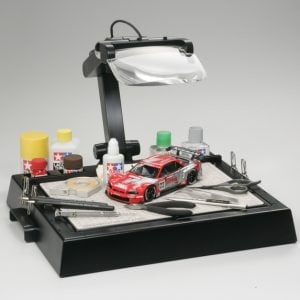 Tamiya Work Station With Magnifying Lens 74064