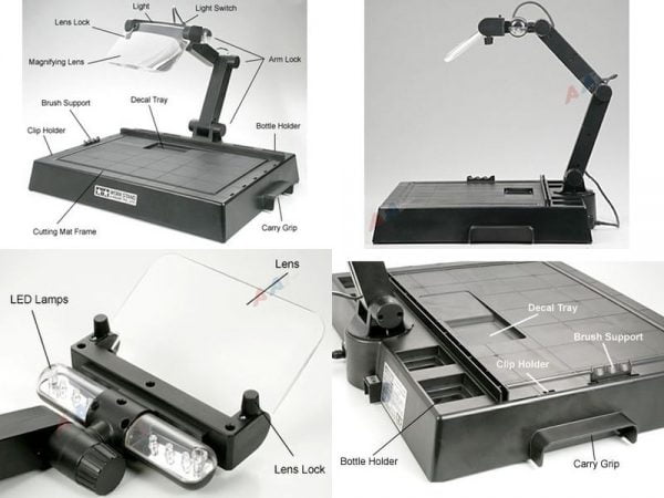 Tamiya Work Station With Magnifying Lens 74064