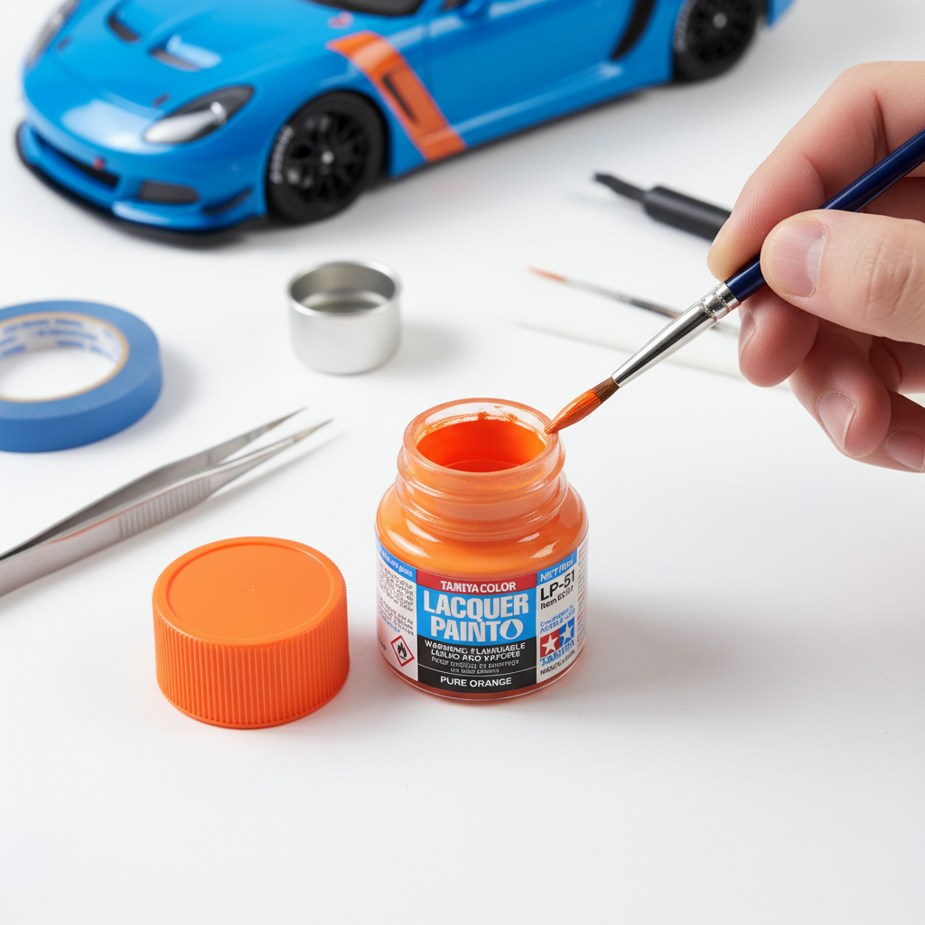 Tamiya Lacquer Paint 82151 LP-51 LP51 Pure Orange