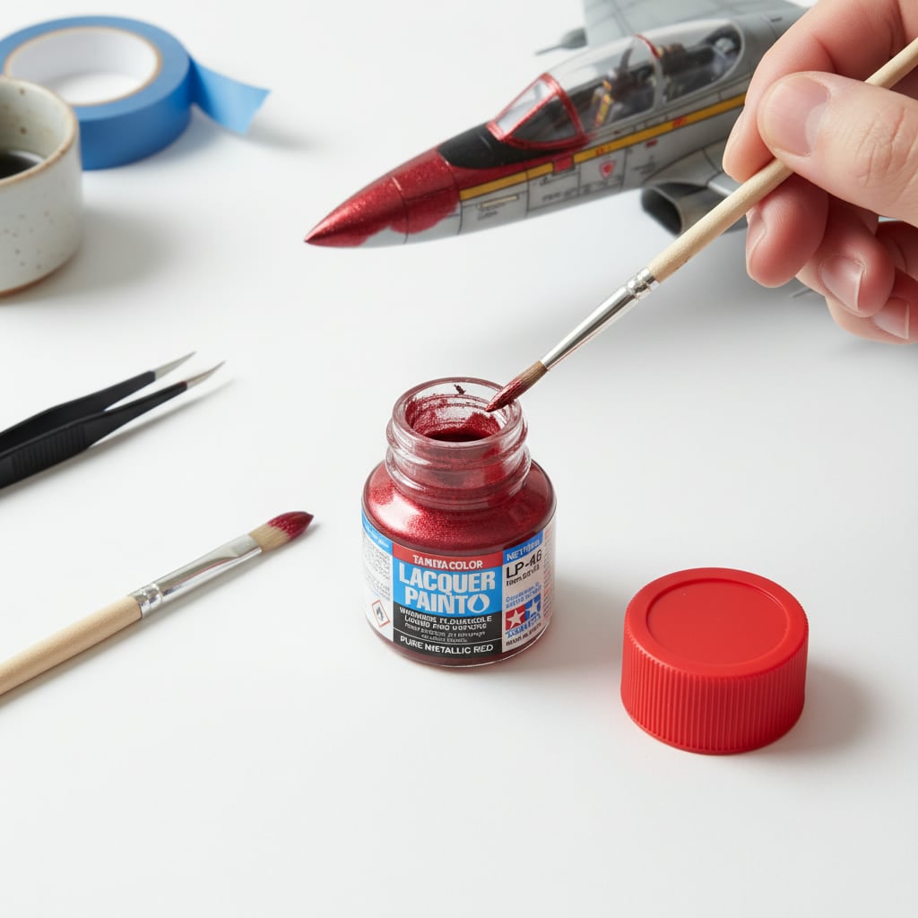 Tamiya Lacquer Paint 82146 LP-46 LP46 Pure Metallic Red