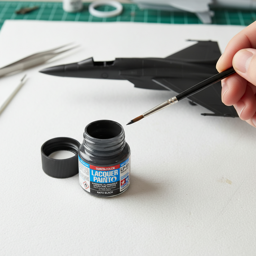 Tamiya Lacquer Paint 82160 LP-60 LP60 NATO Black