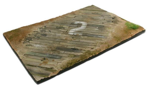 Scène de surface d'aérodrome en bois Vallejo SC102