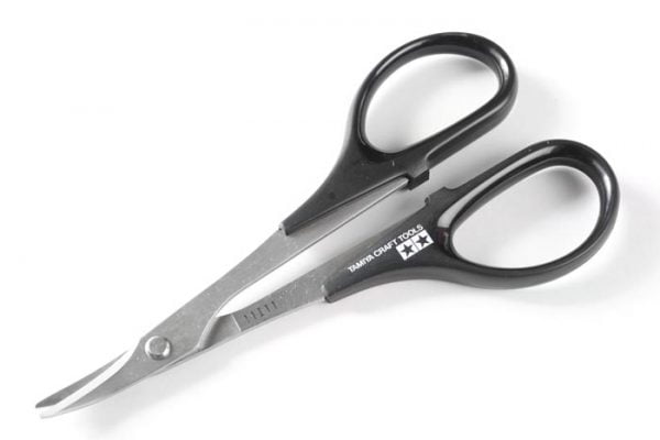 Tamiya Curved Scissors for Plastics 74005