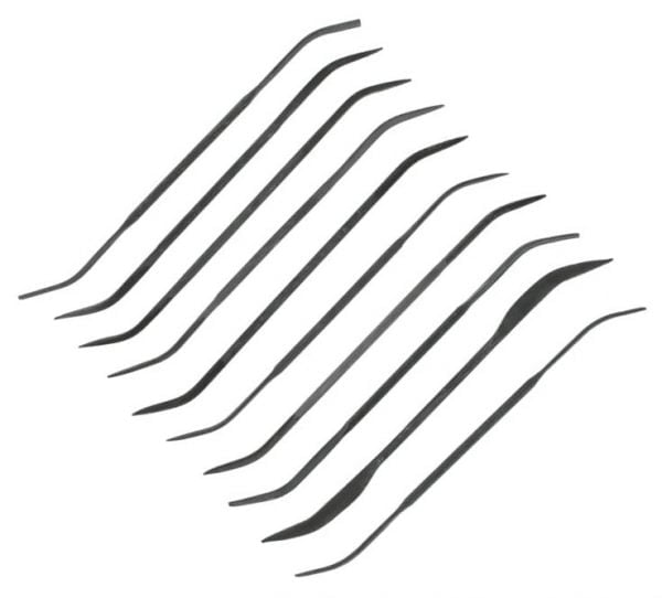 Vallejo Set of 10 Curved Files T03003