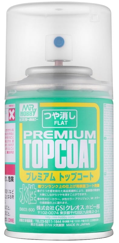 Mr Premium Top Coat Flat Spray B603