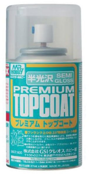 Mr Premiun Top Coat Semi-Gloss Spray B602