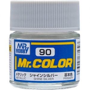 C90 argent brillant métallisé