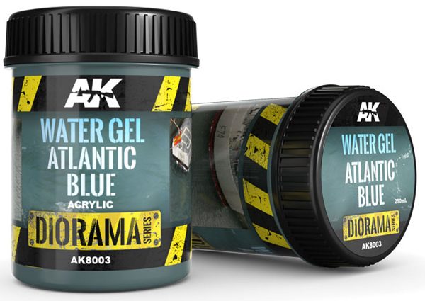 AK Interactive Water Gel Atlantic Blue 250ml AKI 8003
