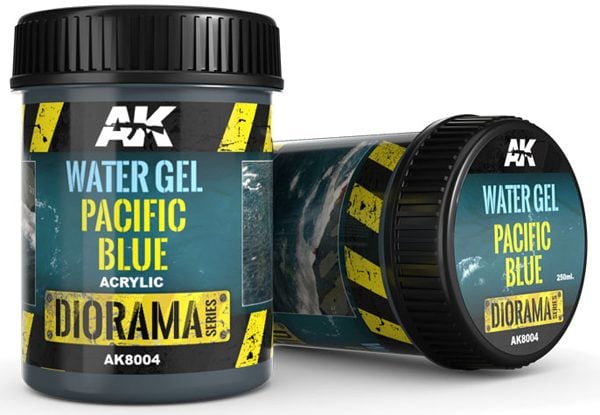 AK Interactive Water Gel Pacific Blue 250ml AKI 8004