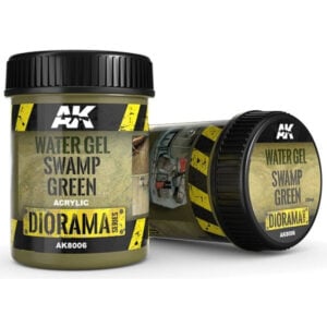 AK Interactive Water Gel Swamp Green 250ml AKI 8006