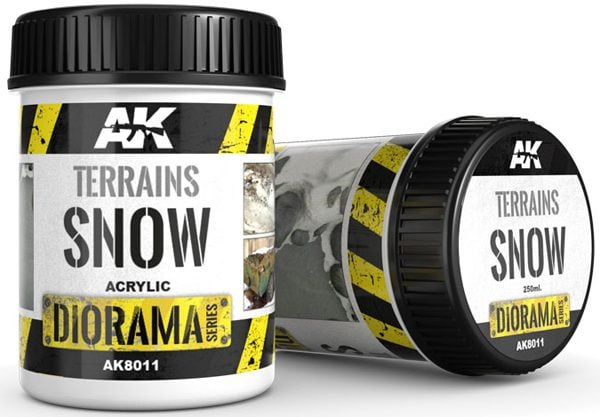 AK Interactive Terrains Snow 250ml AKI 8011