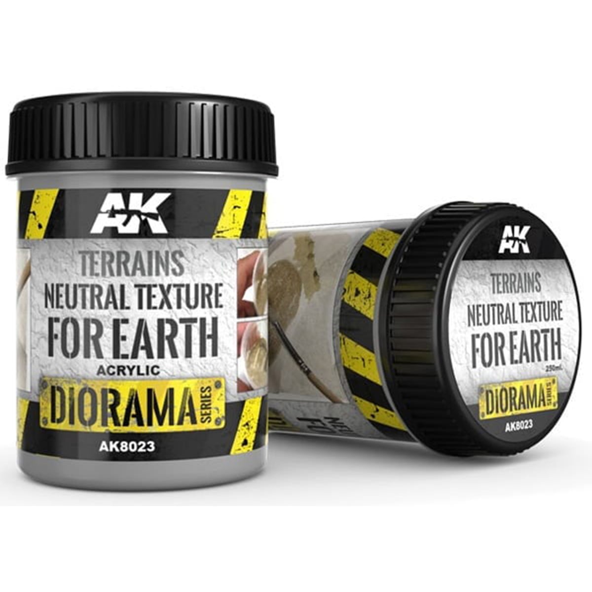 AK Interactive Terrains Neutral Texture for Earth Base Product 250ml AKI 8023