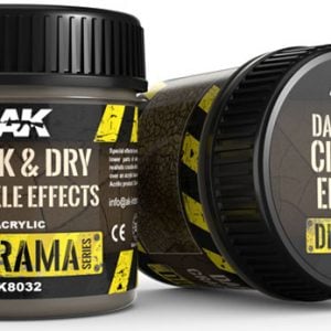 AK Interactive Dark and Dry Crackle Effects 100ml AKI 8032