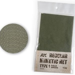 AK Interactive Camouflage Mimetic Net Field Green TYPE 1 AKI 8066