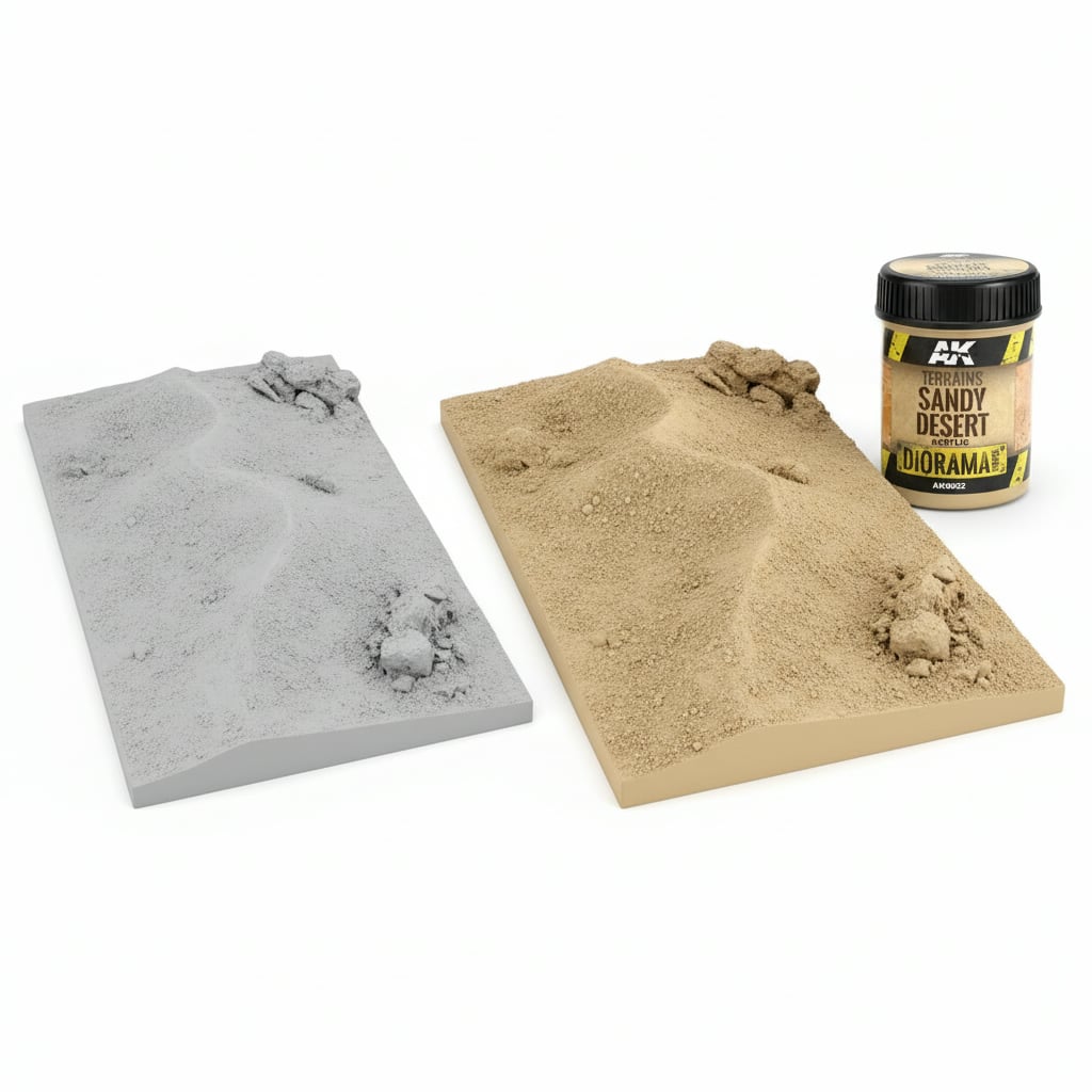 AK Interactive Terrains Sandy Desert 250ml AKI 8022