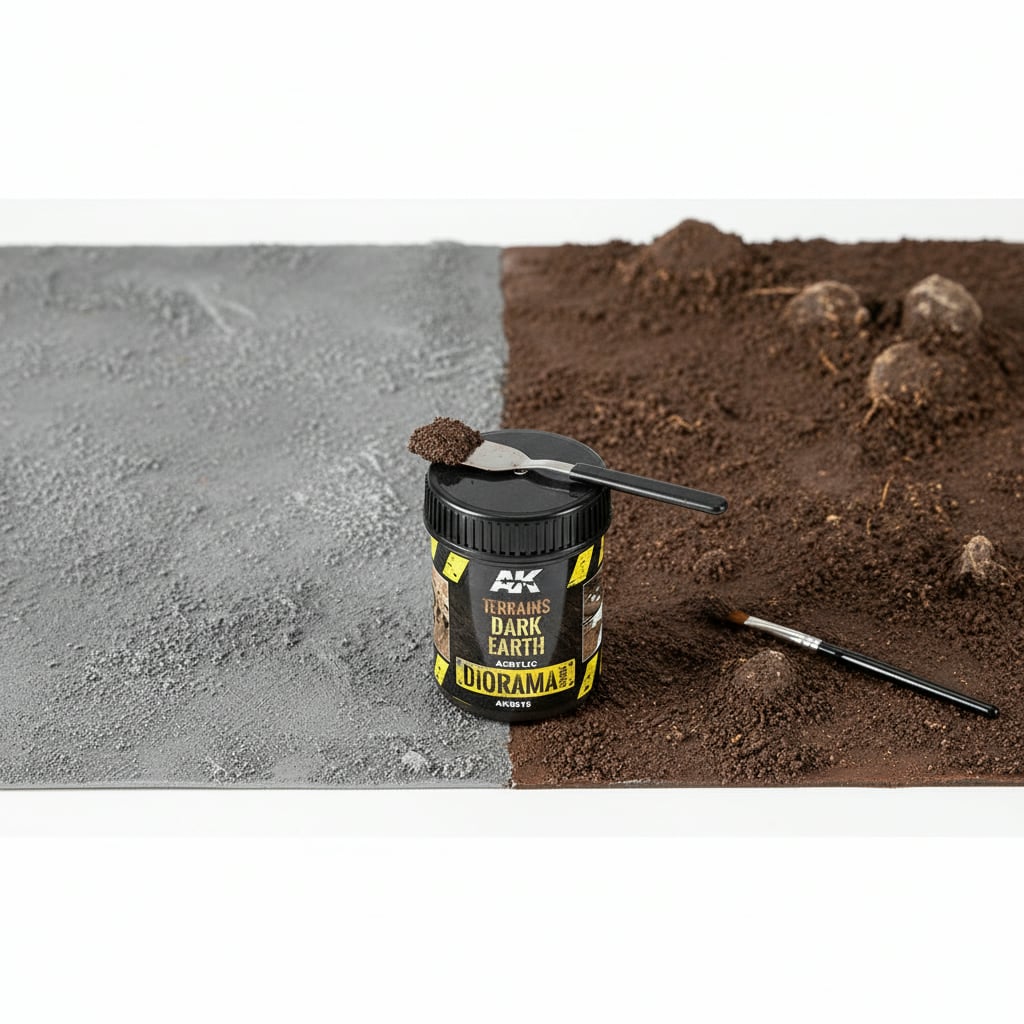 AK Interactive Terrains Dark Earth 250ml AKI 8018