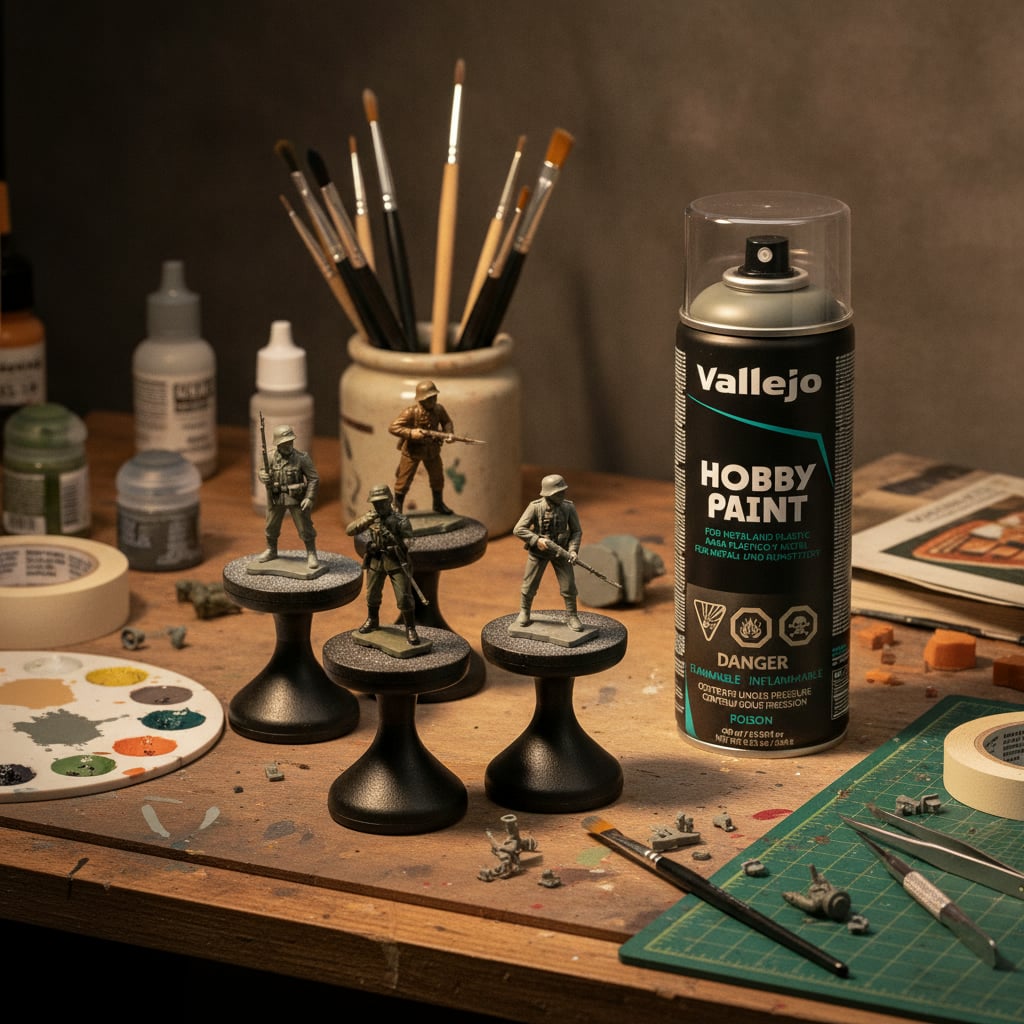 Vallejo Acrylique Champ Allemand Gris Spray 28006